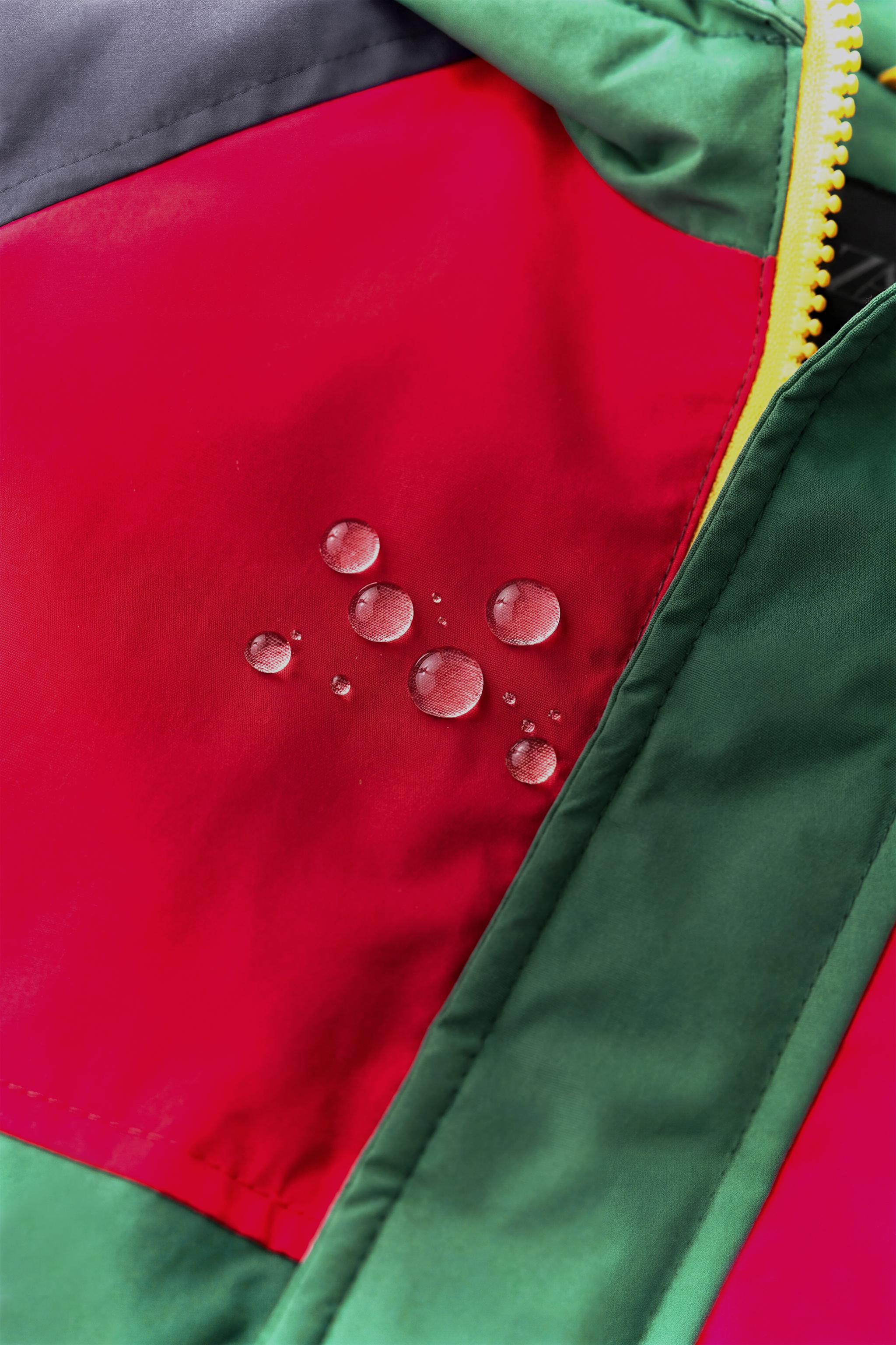 BLOUSON MATELASSÉ COLOR-BLOCK DÉPERLANT